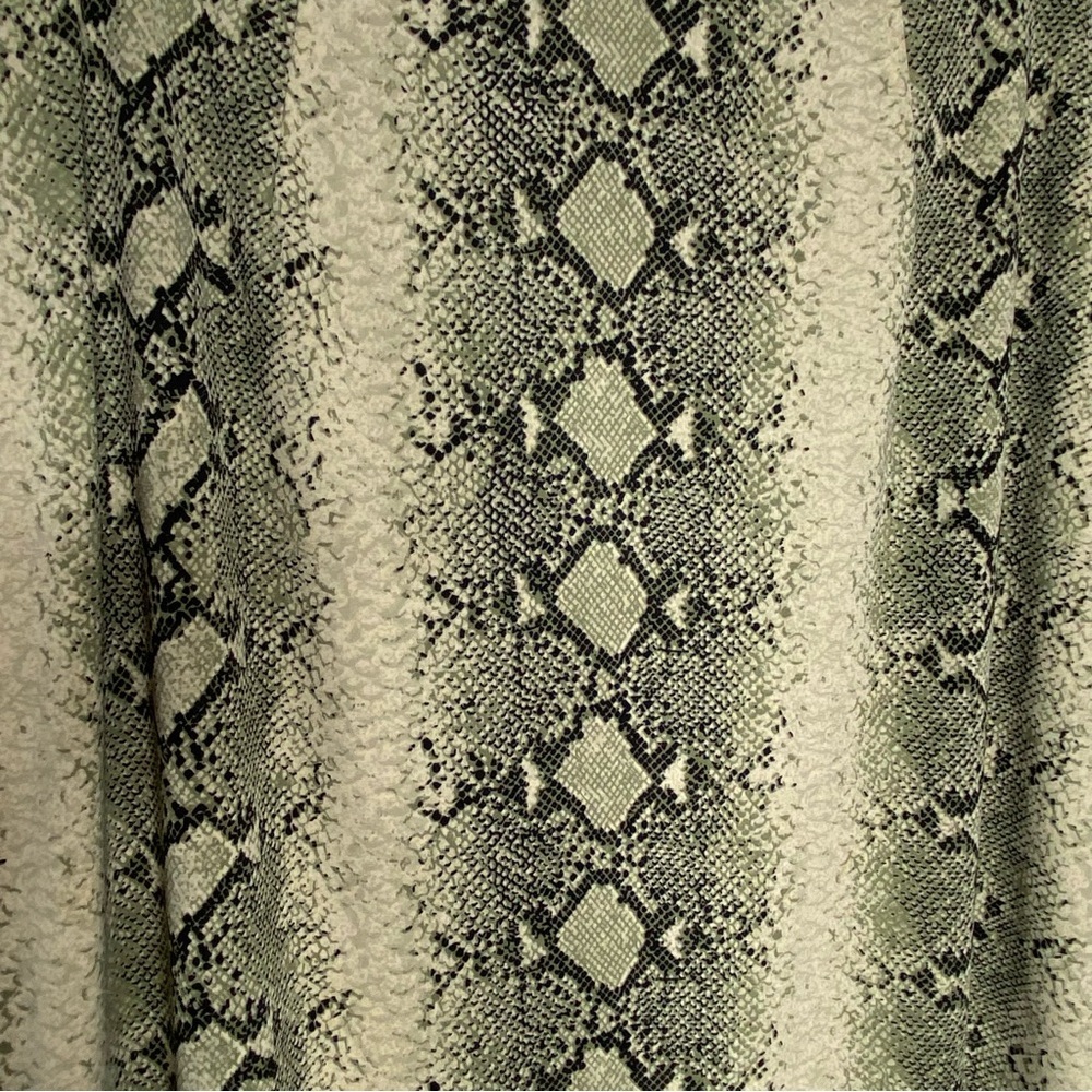 Cache Y2k Green Python Maxi Skirt Set - image 7